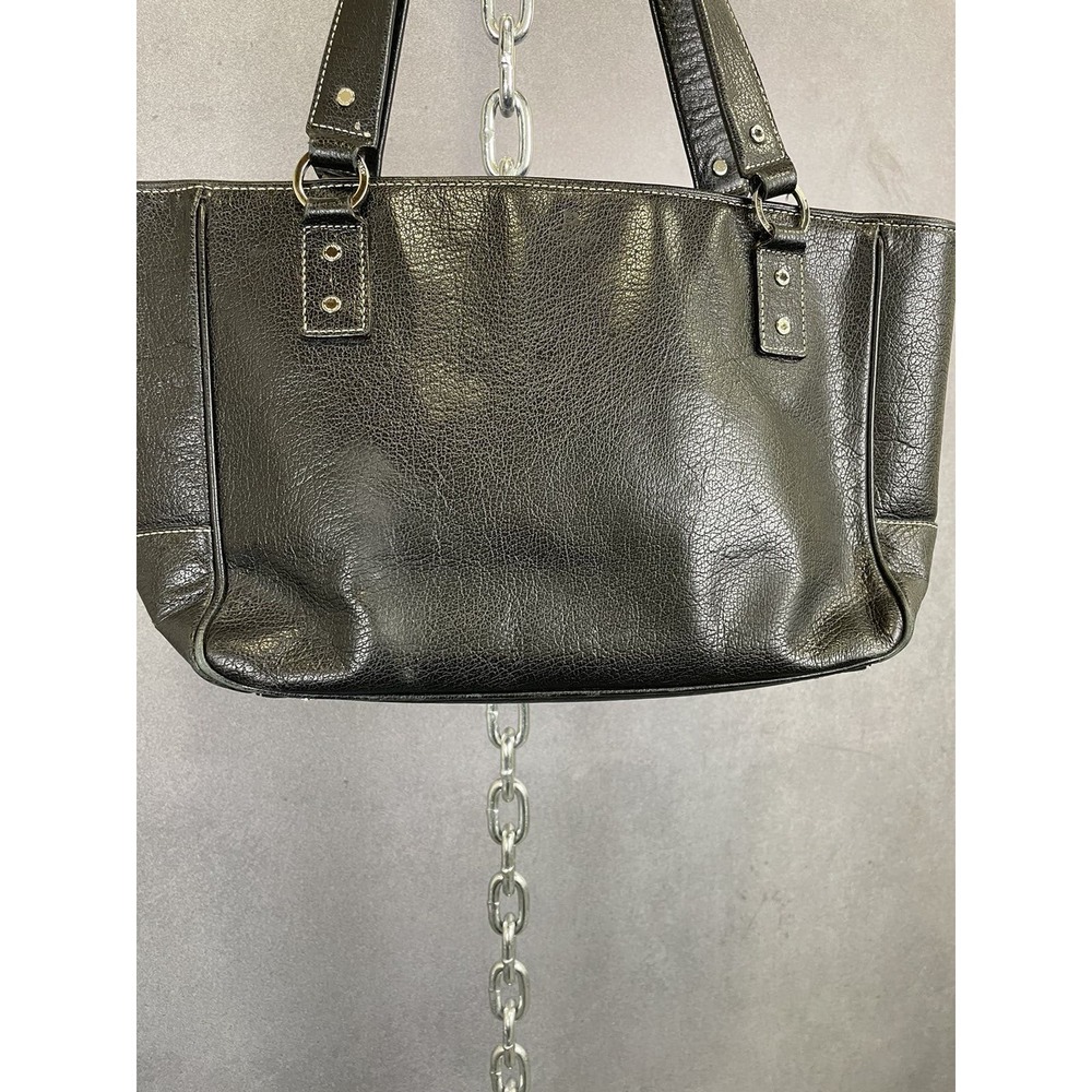 Vintage Kate Spade‎ Black Leather Purse Shoulder Bag Handbag - Picture 11 of 14